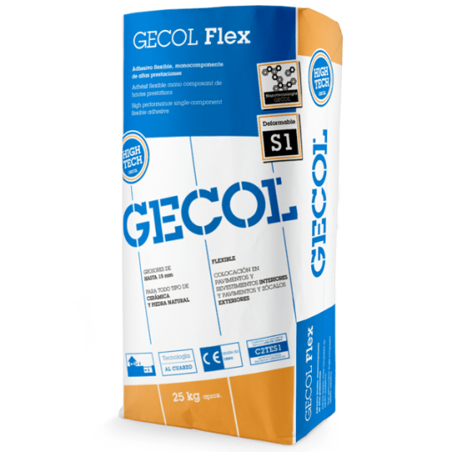 GECOL COLA FLEX BLANCO 25KG